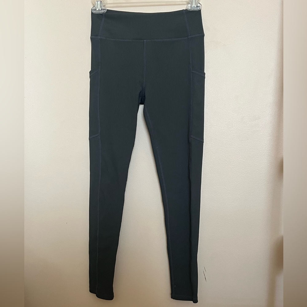 ribbed leggings, kids large 10-12